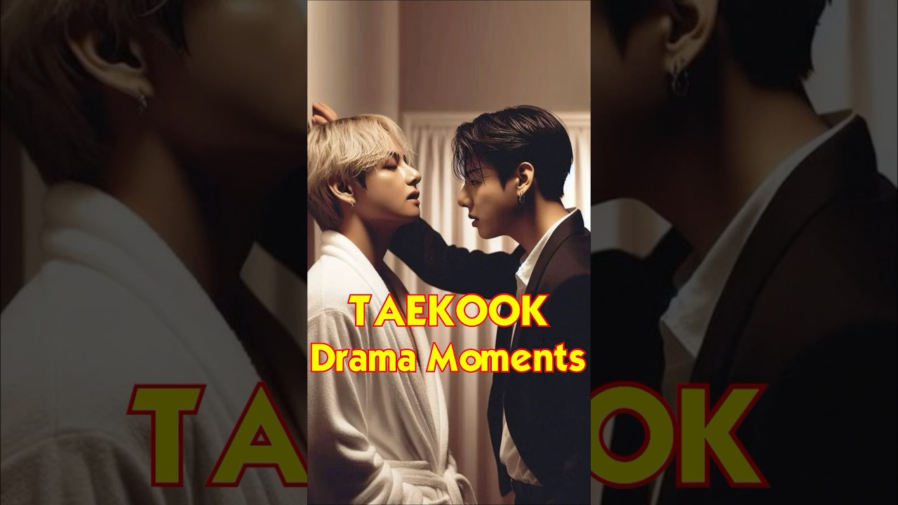 Taekook Drama Moments 🐰🐻💜😳🫣V and Jungkook secret moments- Taekook love story oneshot new shorts