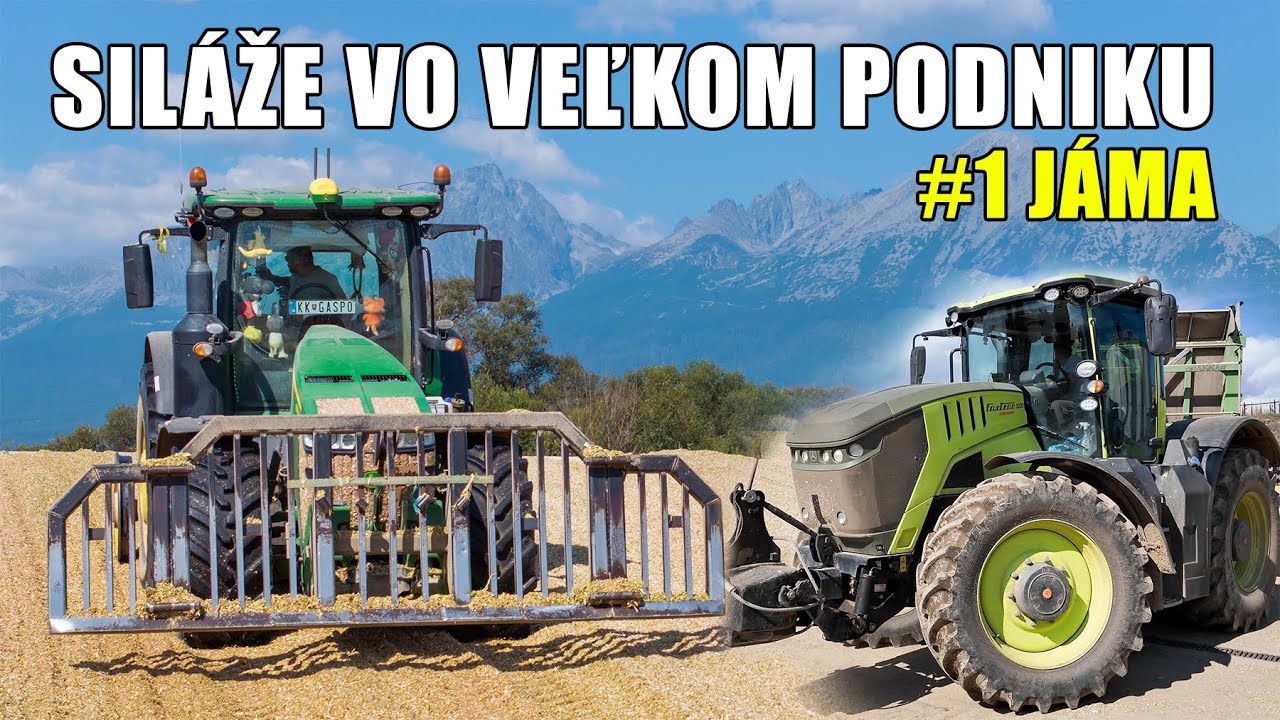 SILÁŽE VO VEĽKOM PODNIKU #1 [ Praće na SILÁŽNEJ JÁME = Veľké Siláže pod TATRAMI ]