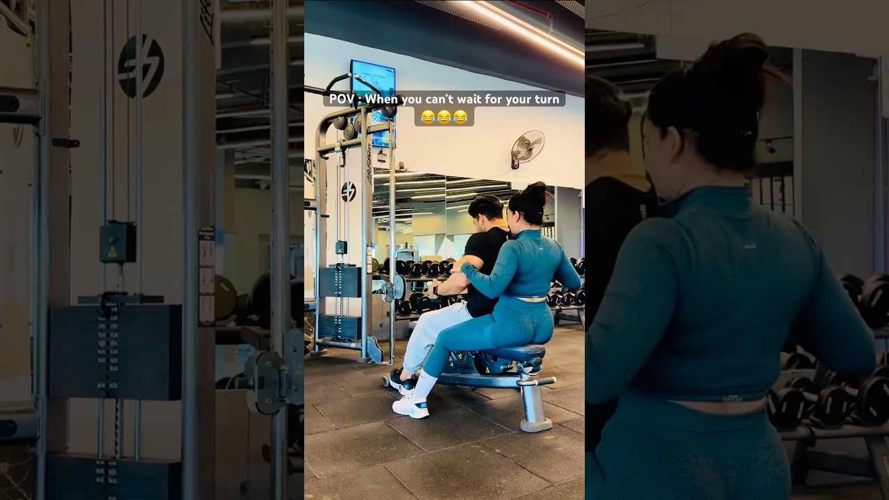 Girl Trainer in Gym 🔥🔥💪💪🙏🙏