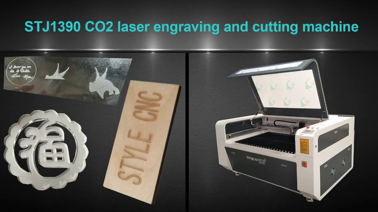 Cheap STJ1390 80w CO2 laser engraver and cutter for nonmetals