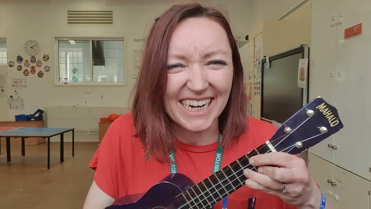HEAD, SHOULDERS, KNEES AND TOES #kidssong #nurseryrhyme #mszoe #kidslearning #singalong #ukulele