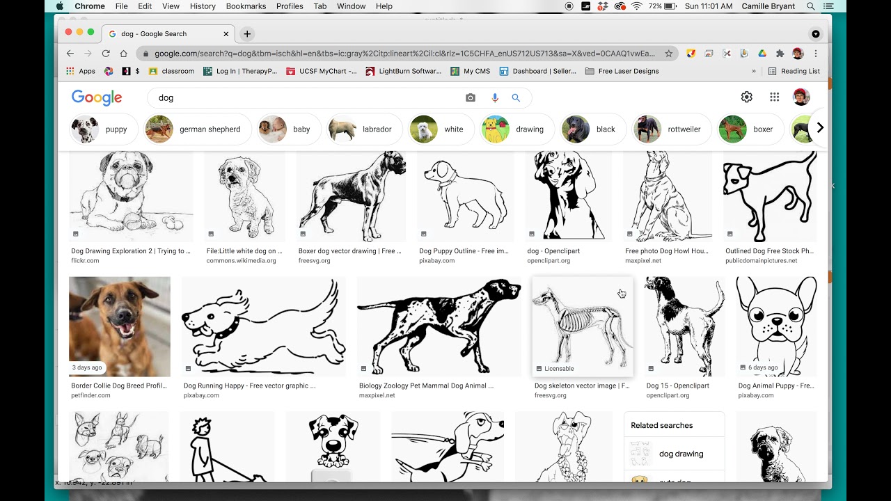 How to copy image from Google for Lightburn