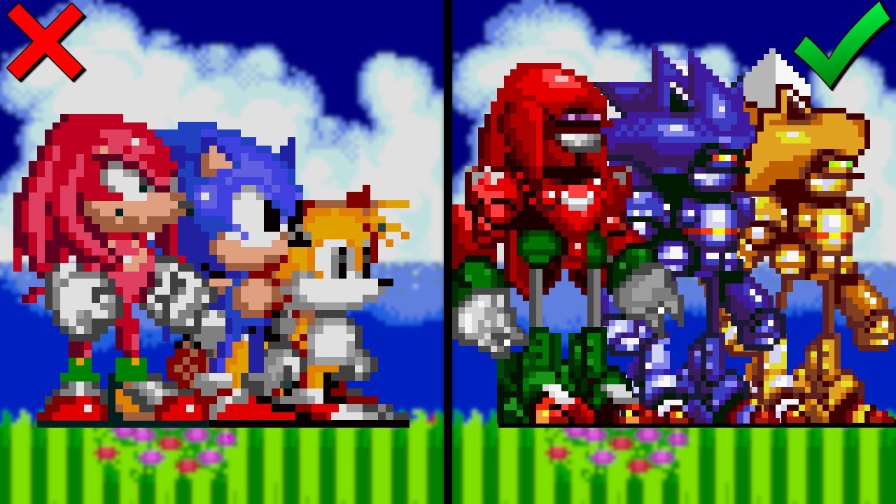 Mecha Sonic | Mecha Tails | Mecha Knuckles