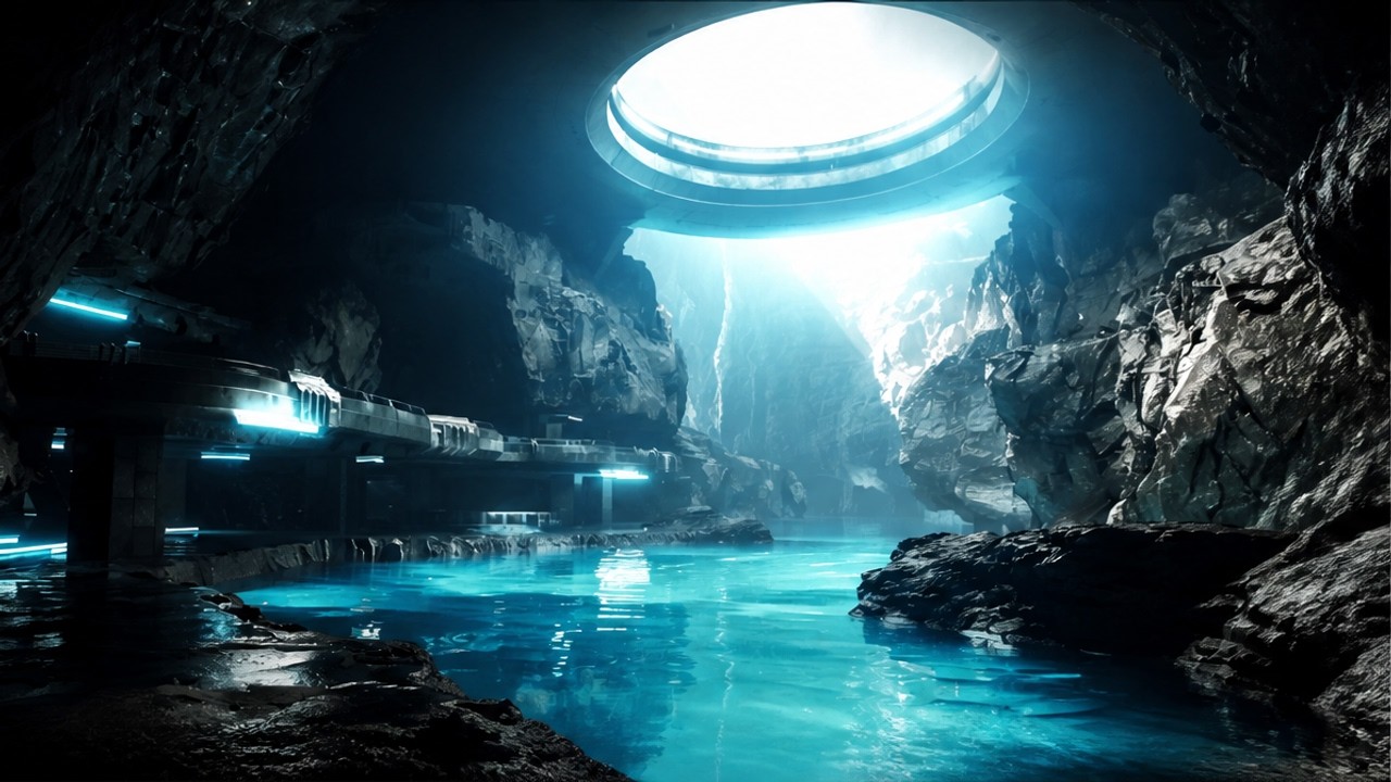 Infinity Atrium | Dark Sci-Fi Ambient for Deep Focus | 4K