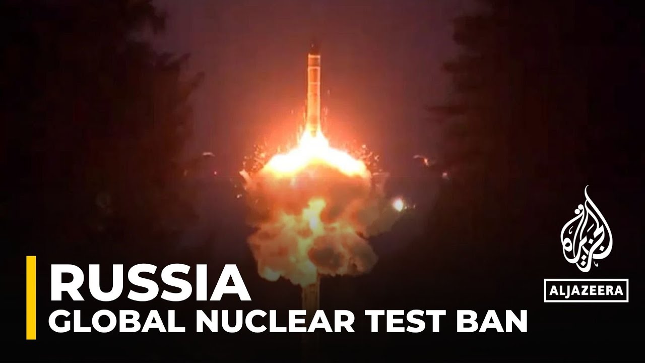Putin revokes Russia&rsquo;s ratification of nuclear test ban treaty