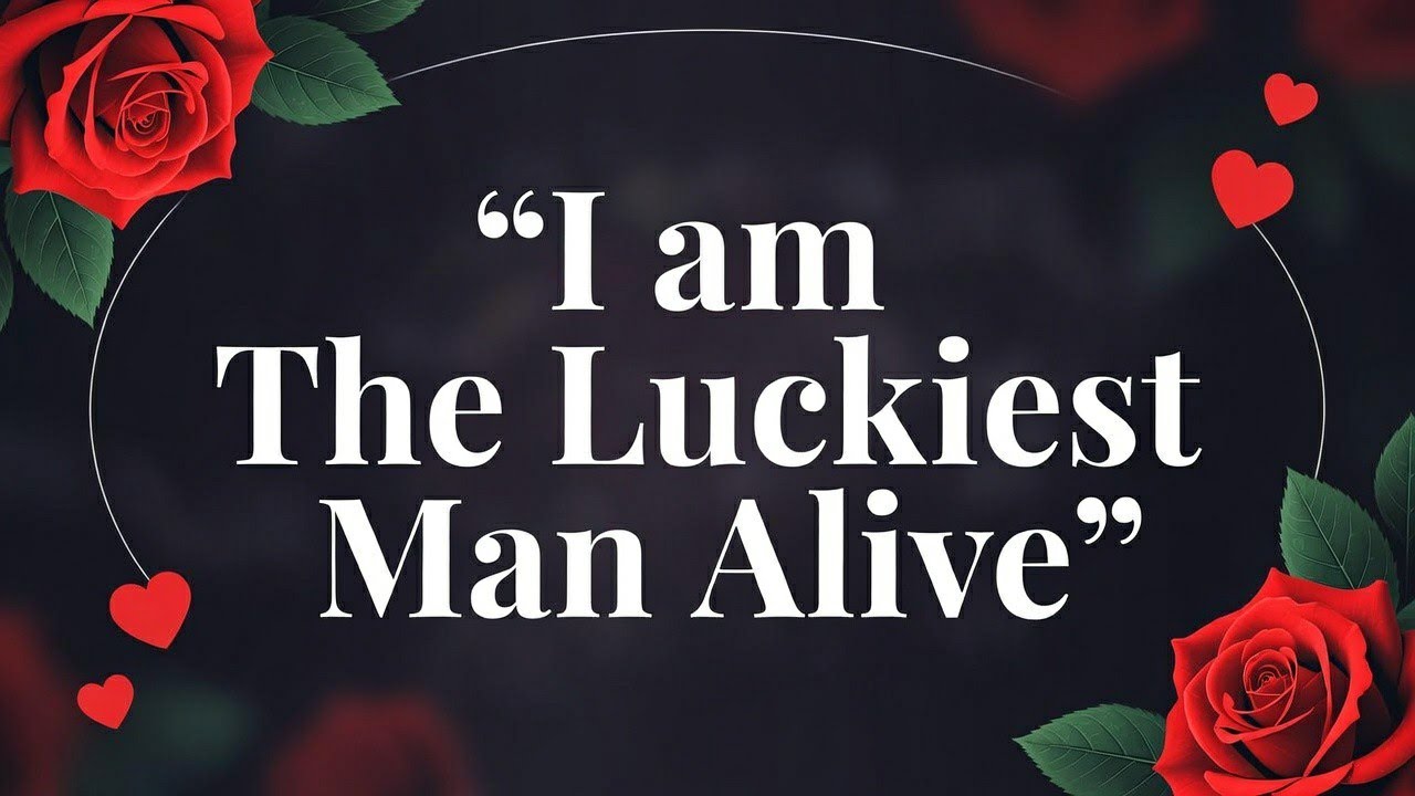 I Am The Luckiest Man Alive (For My Real Love) 💕 | Romantic Love Message For My Special One 💞