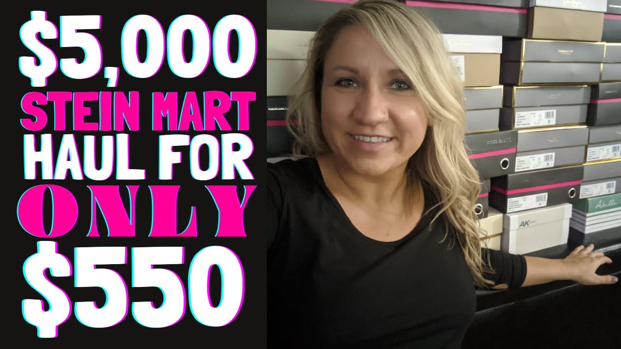 $5,000 STEIN MART HAUL FOR ONLY $550! INVENTORY TO SELL ON EBAY! $8 SHOES & 80% OFF CLOTHING!