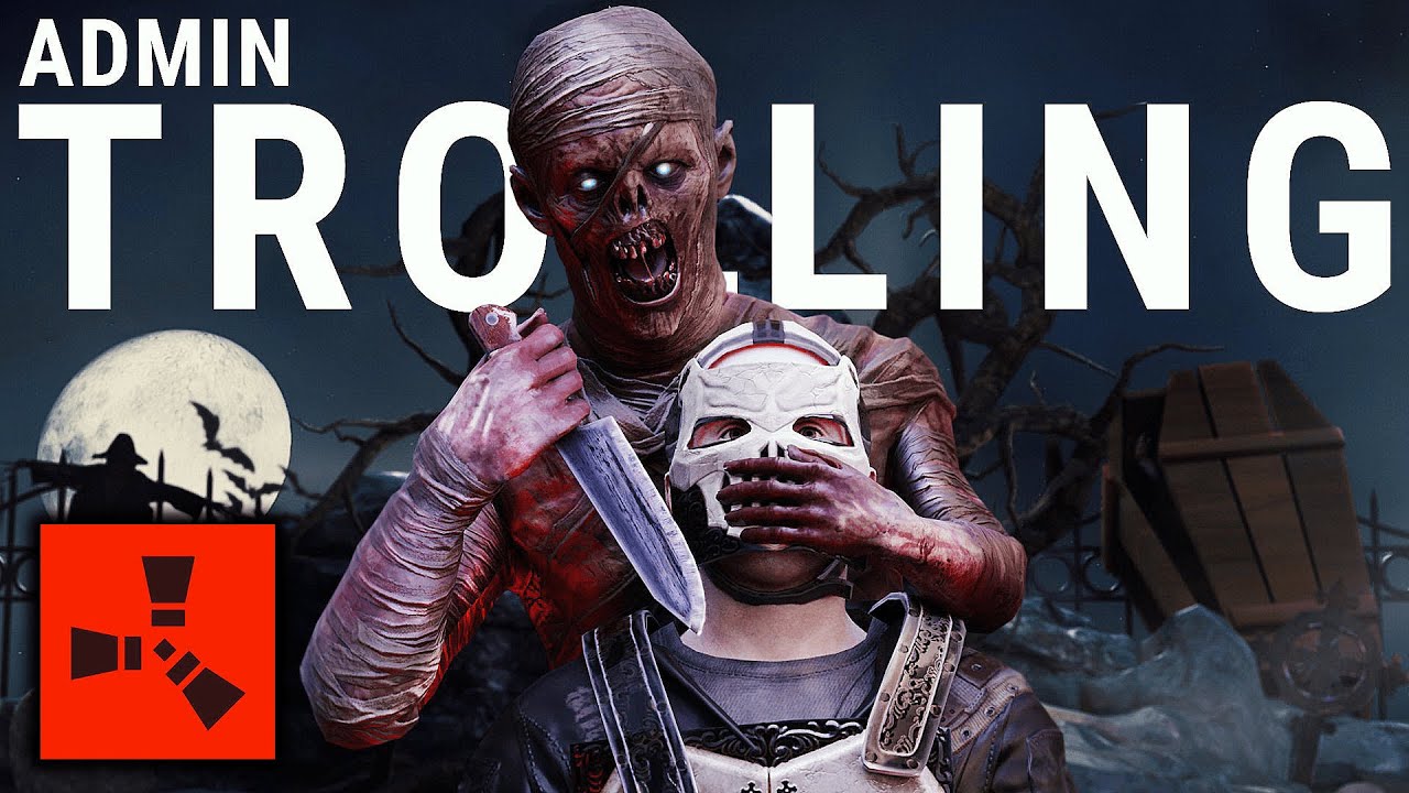 ТРОЛЛИНГ АДМИНА RUST (ХЭЛЛОУИН)