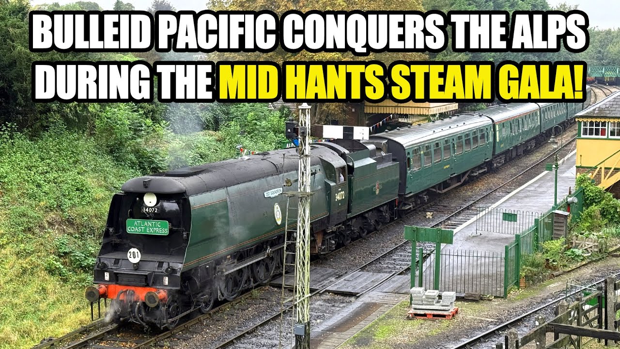 BULLEID PACIFIC and GWR TANK ENGINES star at the WATERCRESS LINE AUTUMN STEAM GALA! | 06.10.2024