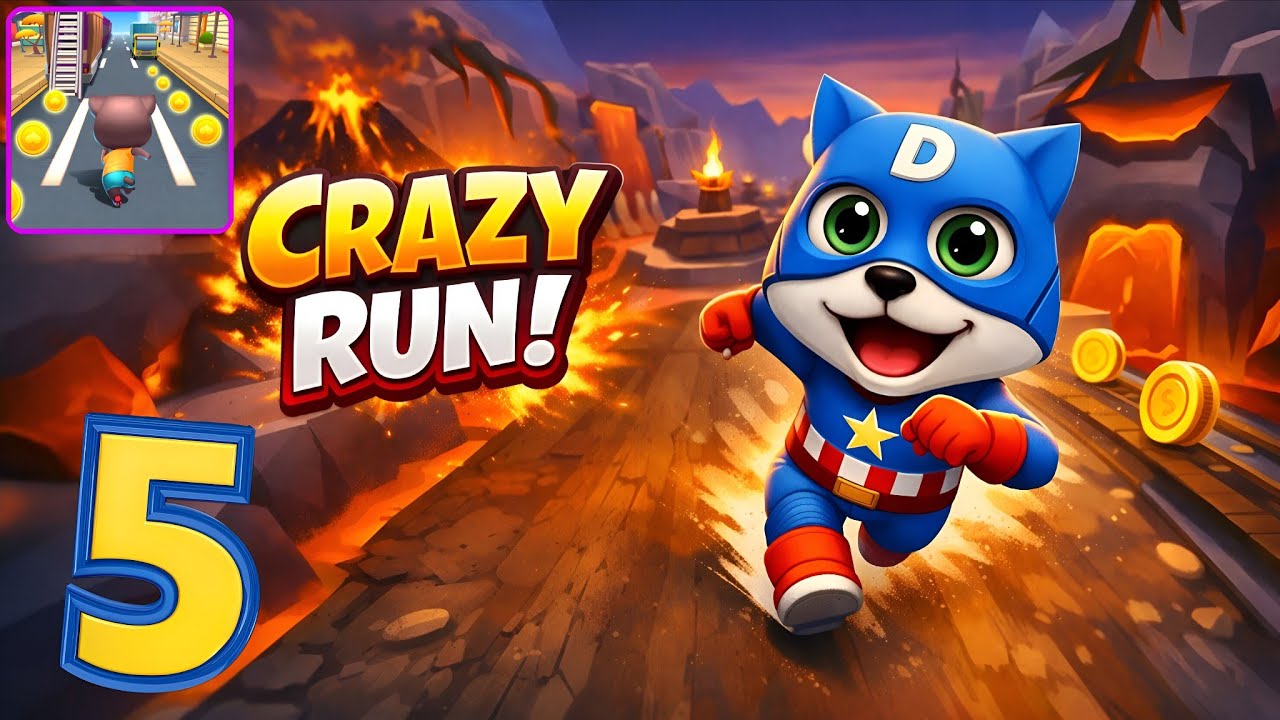 Crazy Cat runner gameplay walkthrough part 4 -