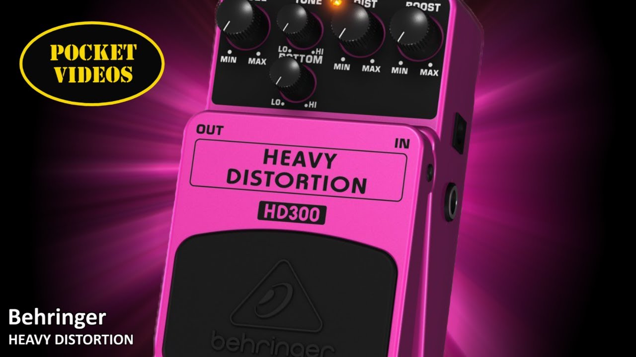 Behringer Heavy Distortion HD300 - Demo