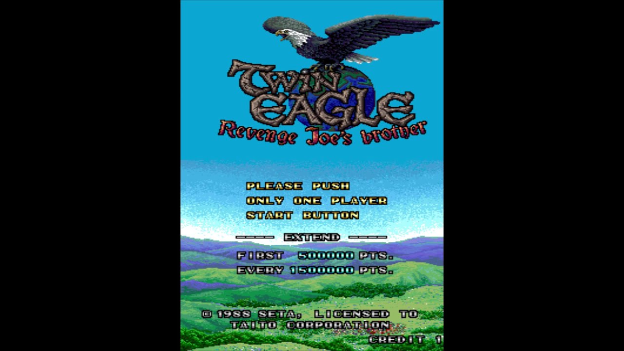 Twin Eagle - Revenge Joe's Brother [Arcade - 1988 Seta Company, Limited]. 1CC. 60Fps.