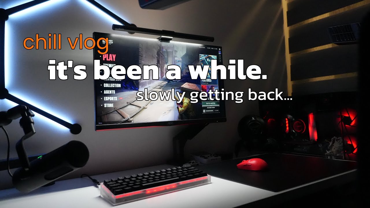 Gaming Vlog 🎮 Weekend Vibes 🌦️ Run, Valorant, Unboxing & Ramen! 🍜 I'm back!!