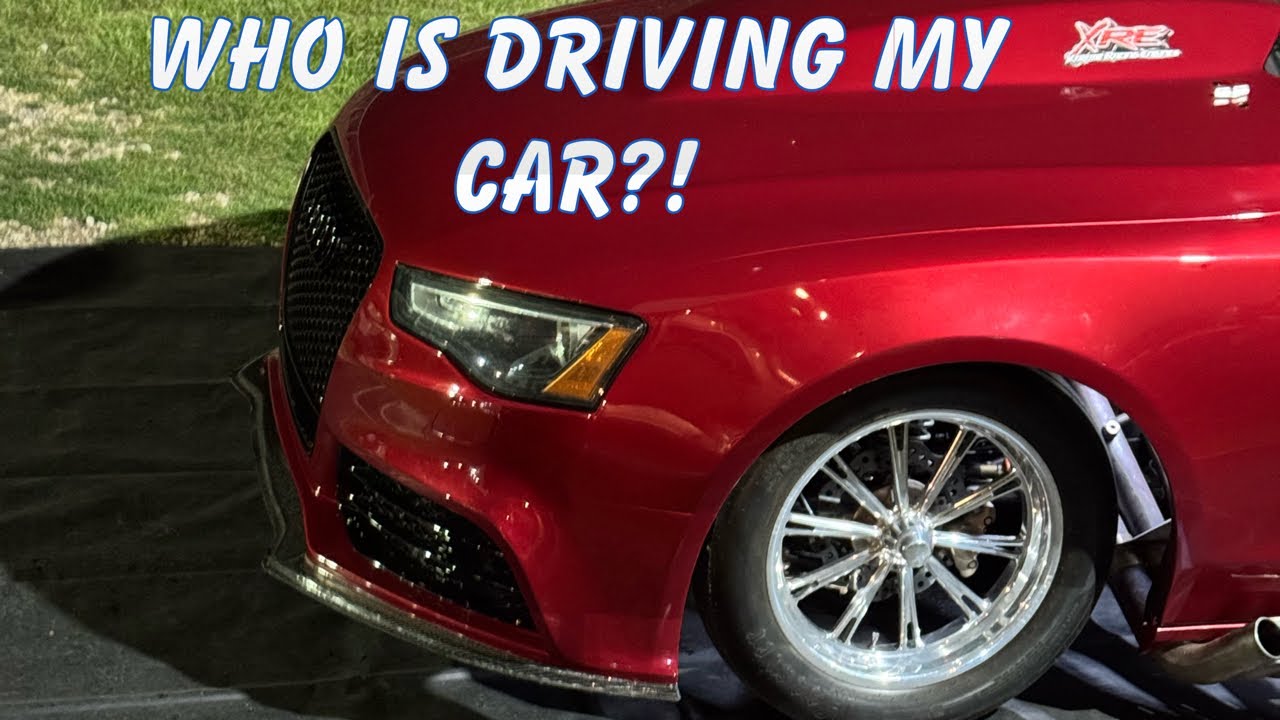Testing the audi on 10.5 Slicks! At Yello Belly?!