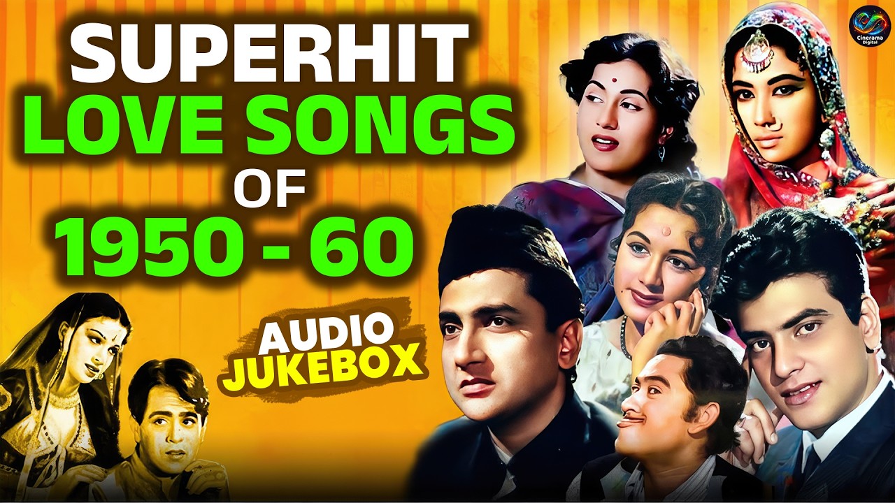 Bollywood's Superhit Love Video Songs Of 50's Jukebox - (HD) Hindi Old Bollywood Songs | #love