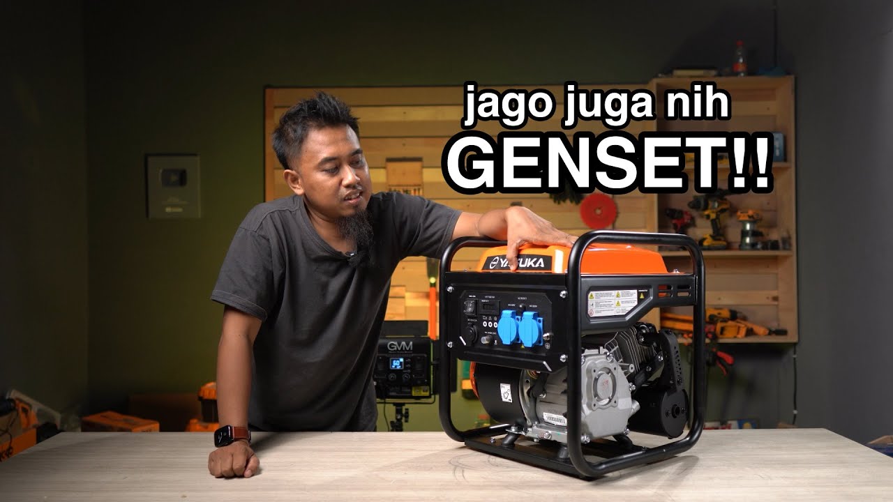 ukuran kecil powernya ganas.. rcomended lah!! - YASUKA YSK 4500 IS GENERATOR SET GENSET 3,8KW