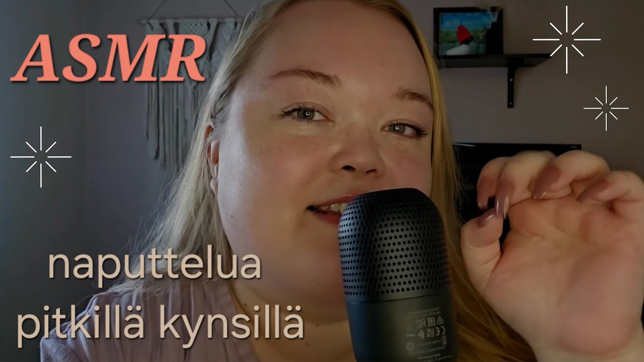 ASMR Suomi - Naputtelua pitkillä kynsillä💅