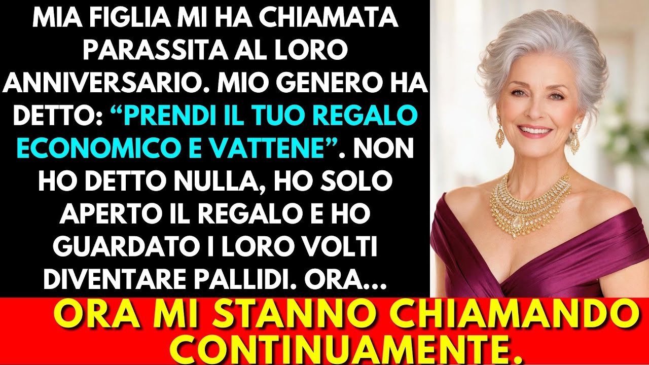 Mia Figlia E Mio Genero Mi Hanno Chiamata Parassita Al Loro Anniversario Finché Io