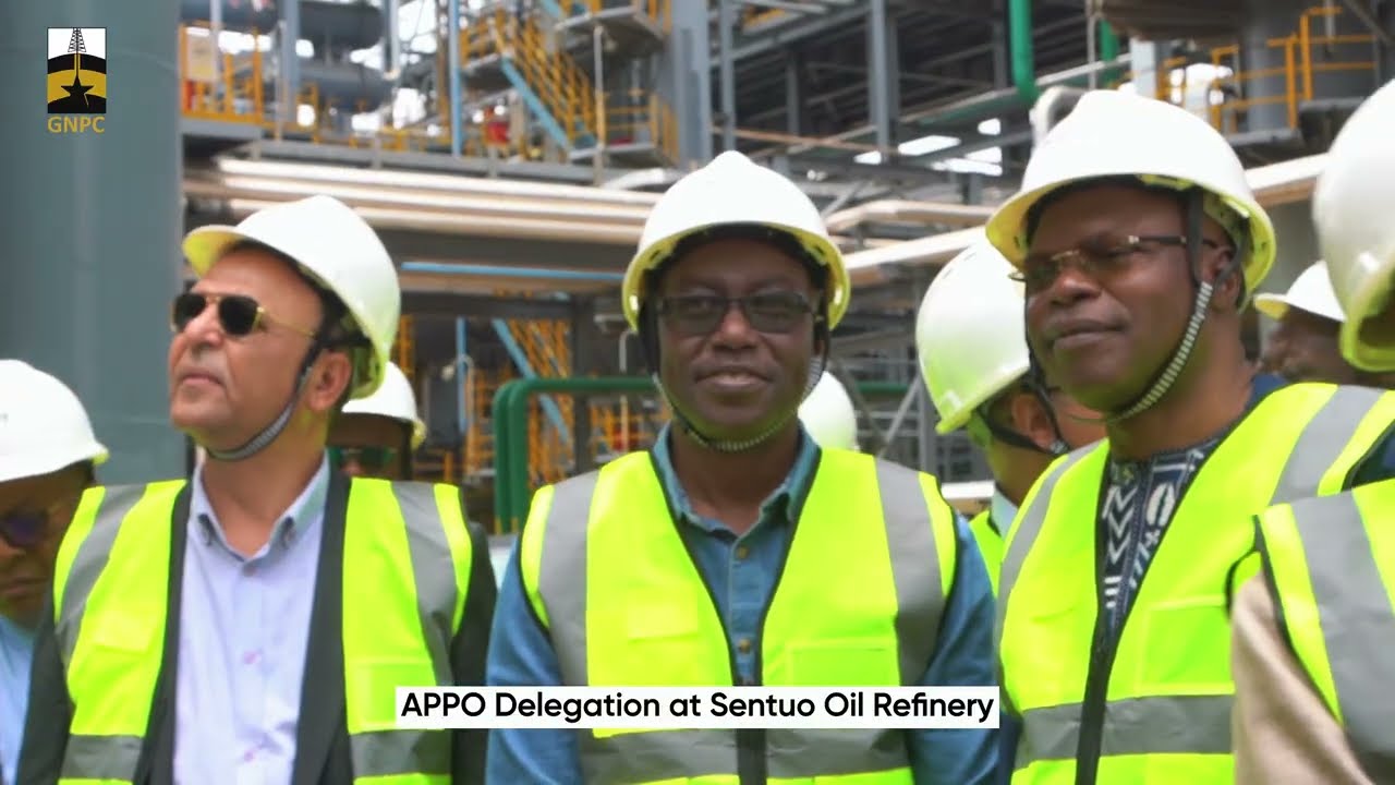 APPO NOCs CEOs Visit Sentuo Oil Refinery in Tema