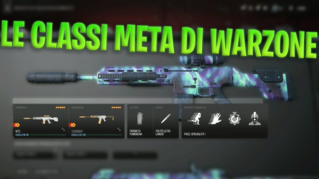 LE CLASSI SUPER META DI WARZONE! *ARMA ROTTISSIMA*