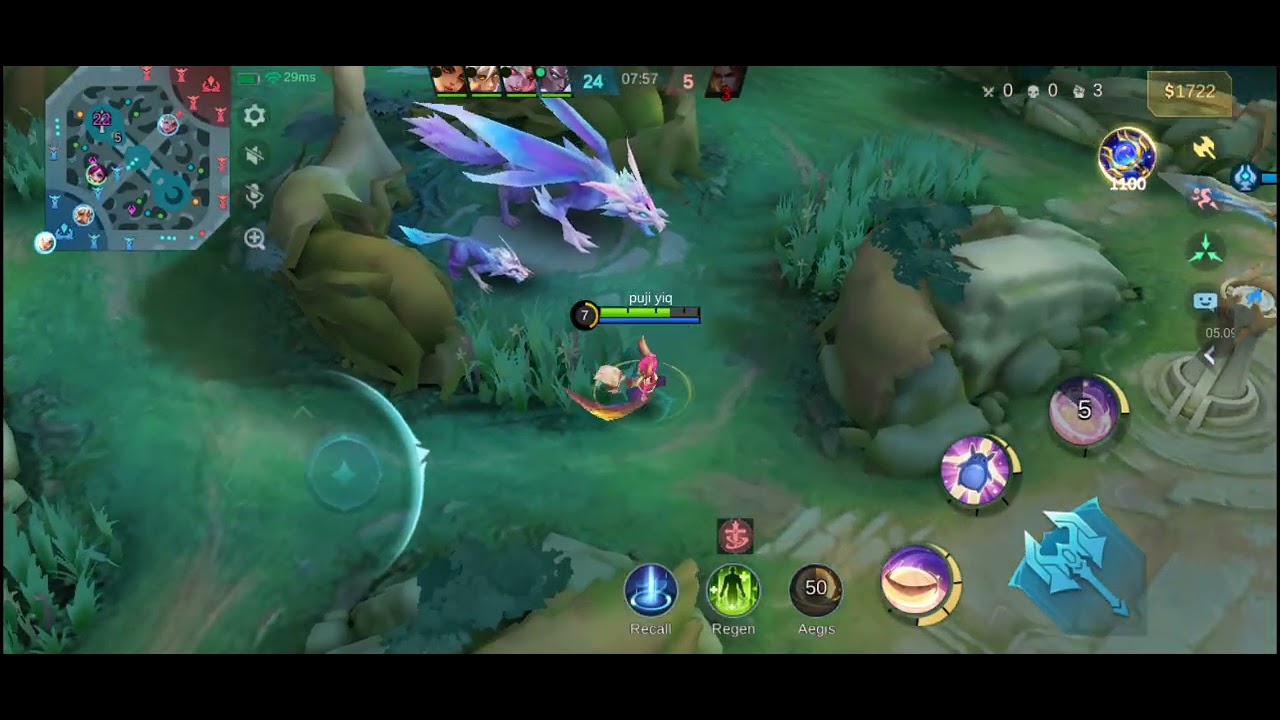 NANA,DYRROTH,ESMERALDA,VALE,KARRIE VS COMPUTER KITA MENANG 
