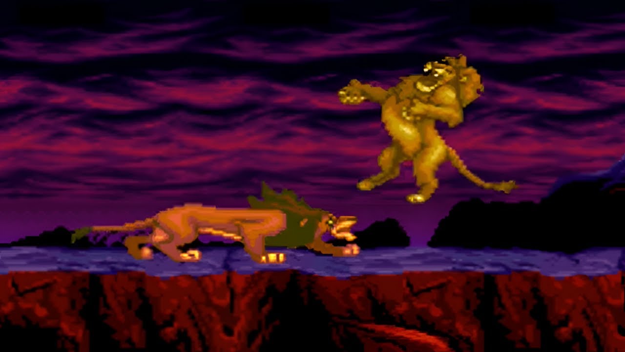 Король Лев: Все боссы (без получения урона и с концовкой) SNES