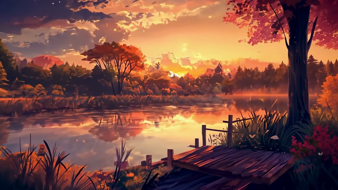 Autumn Leaves & Chill Beats │Lofi Calm Moments