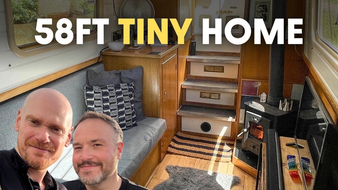 We Sold Everything To Live Here: 58ft Narrowboat Tour