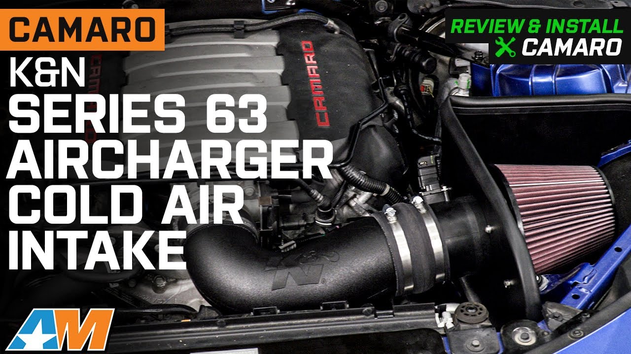 Обзор и установка системы холодного впуска воздуха AirCharger для Camaro SS K&N Series 63 2016–20...