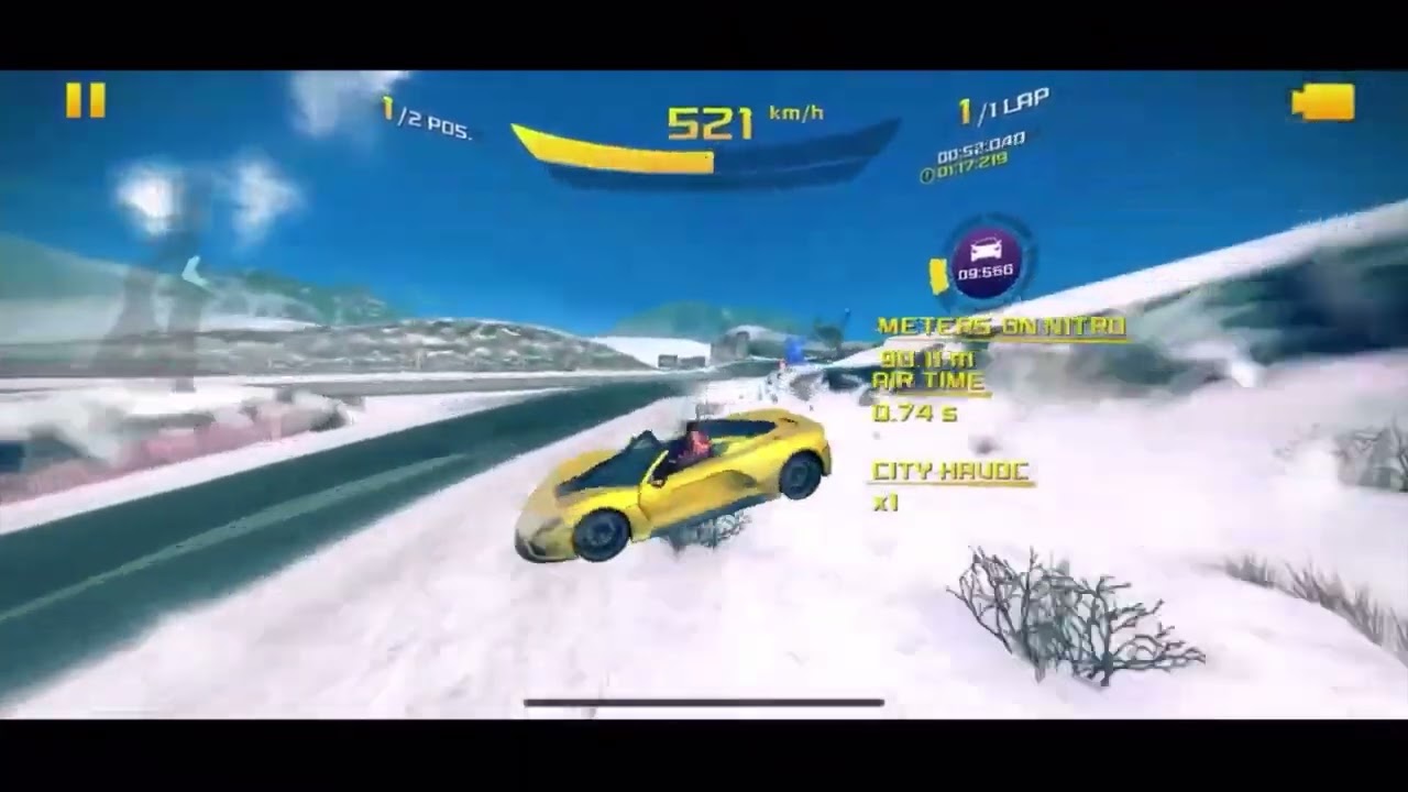 Asphalt 8 - Challenge Gauntlet in Stream 1:9:282 Iceland | Chiron 300+ , Abs Jesko , F5 Venom , Deus