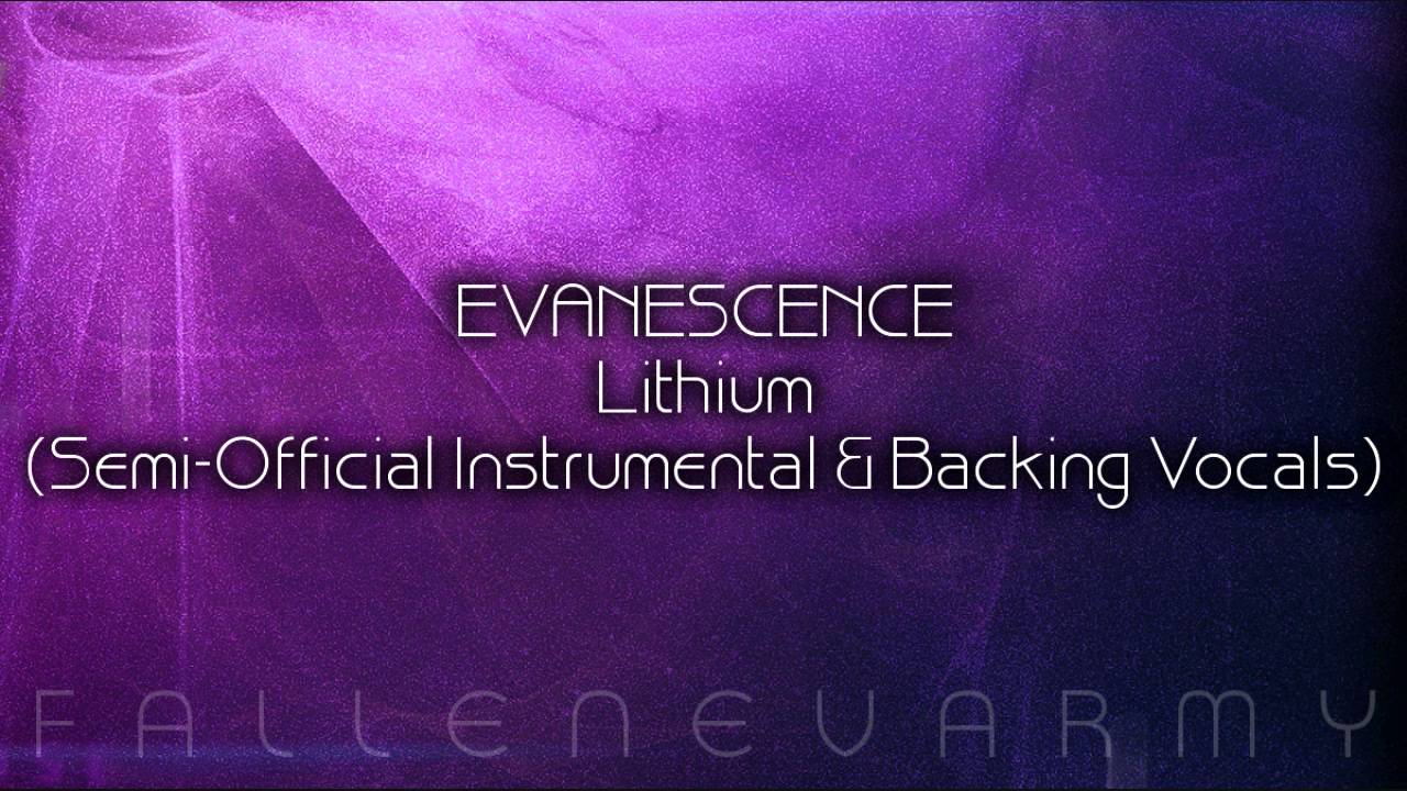 Evanescence - Lithium (Semi-Official Instrumental & Backing Vocals)