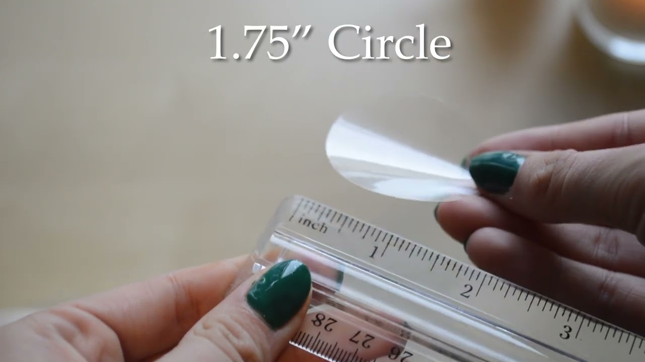 Round Clear Labels