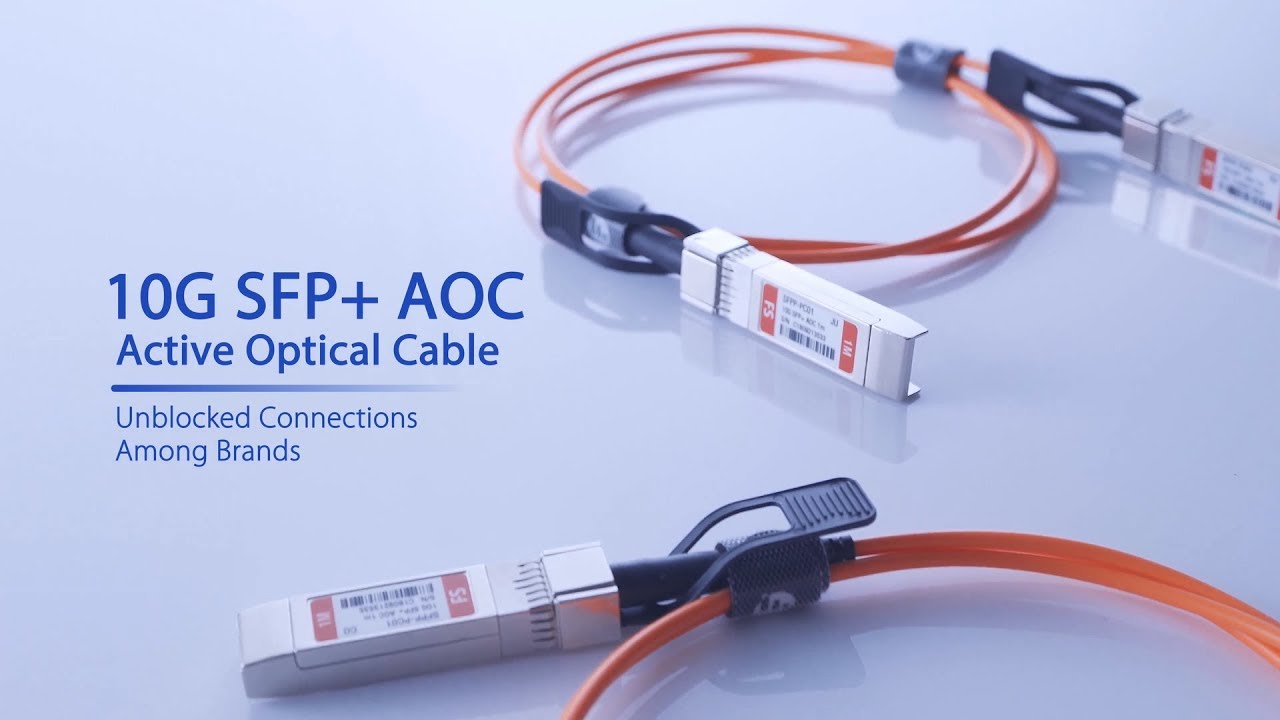 Модуль 10G SFP + - SFP + AOC Кабель (Active Optical Cable) | FS.COM