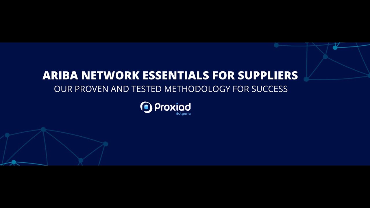 Live Webinar: Ariba Network Essentials for Suppliers