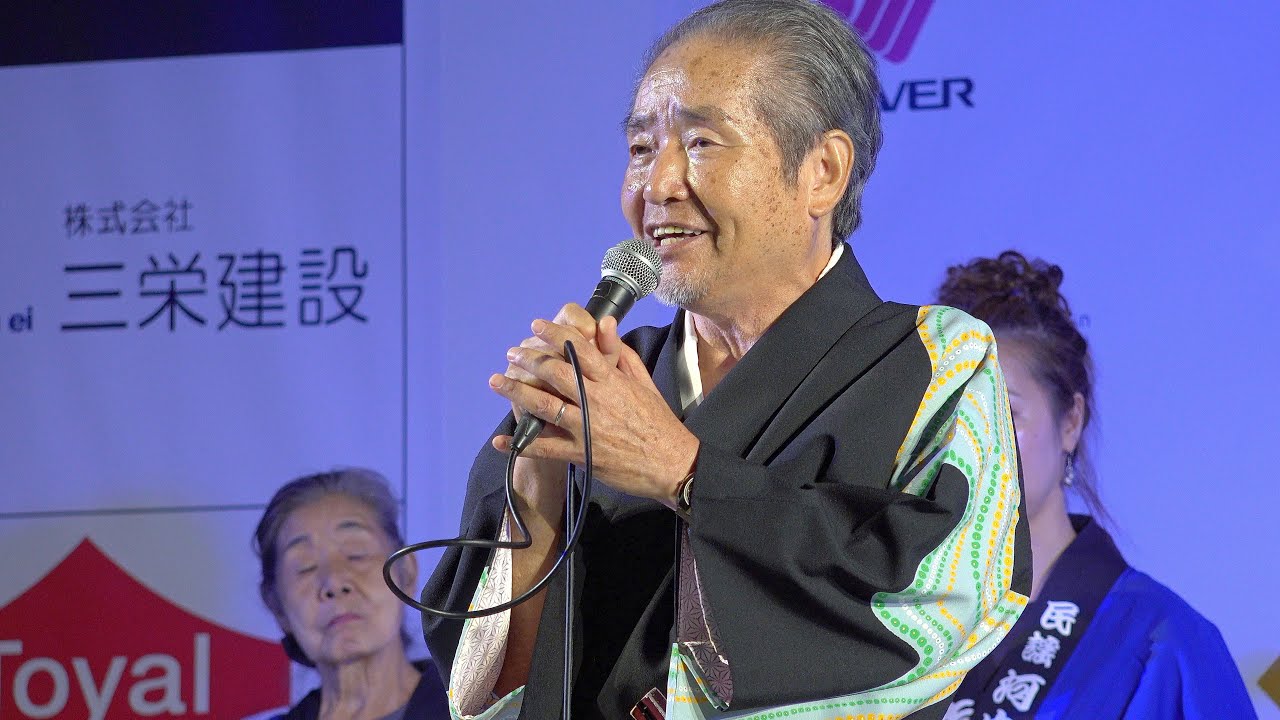 河内音頭　日吉家 保若「第47回八尾河内音頭まつり 大盆踊り大会」大阪府 八尾市 八尾小学校　2024-10-26