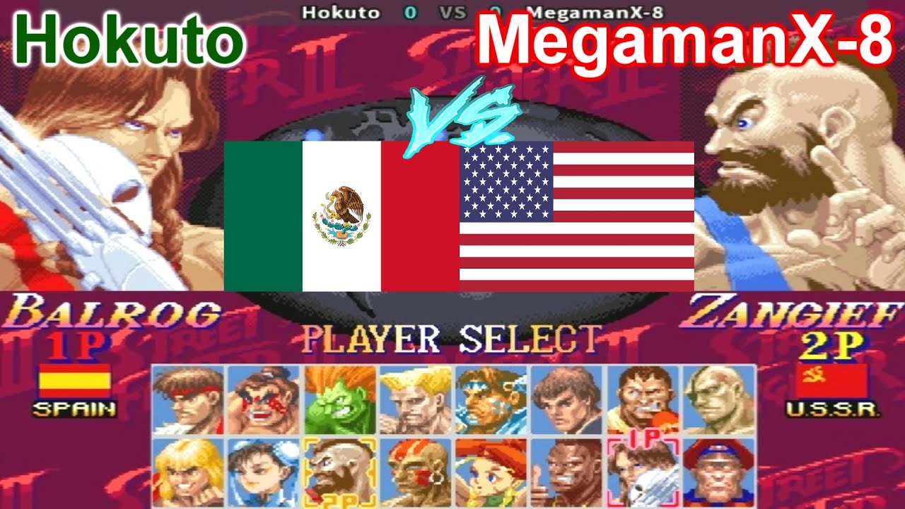 Super Street Fighter II X: Grand Master Challenge - Hokuto vs MegamanX-8