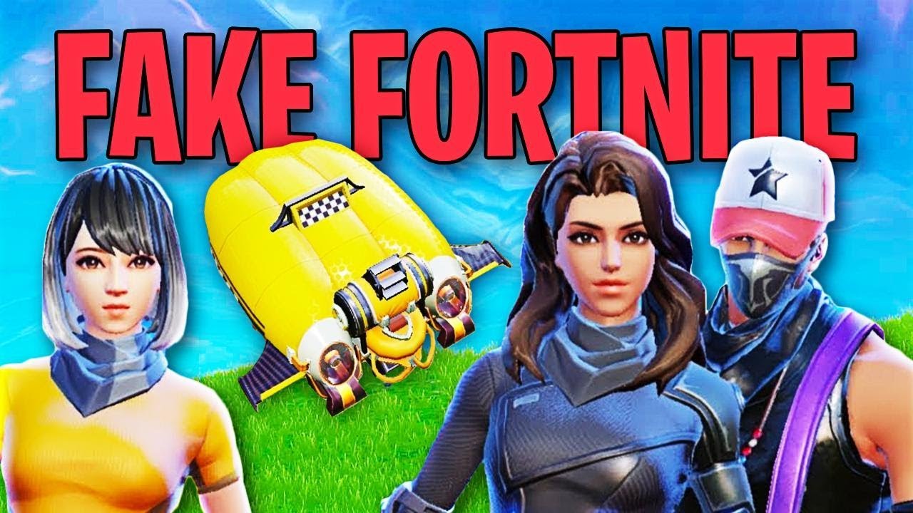 so i  played the top FAKE FORTNITE games and this happened...