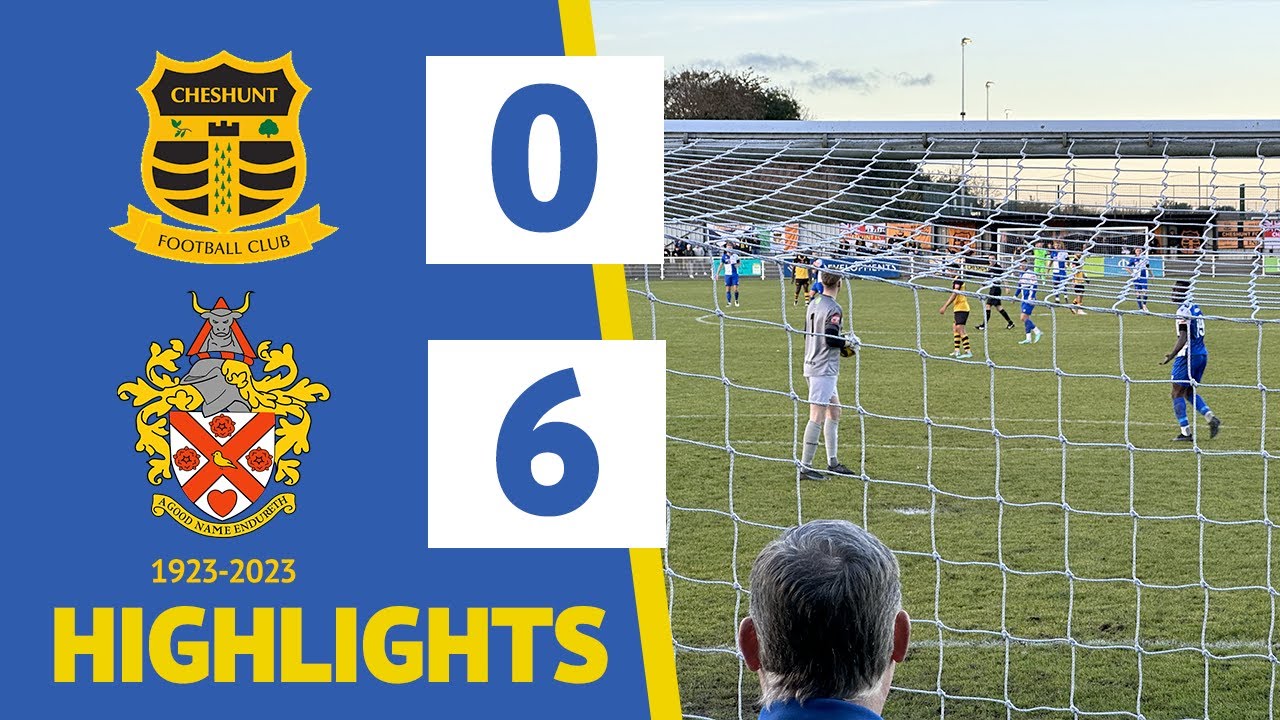 SCINTILLATING URCHINS! | Cheshunt 0-6 Hornchurch Highlights | Isthmian Premier League 2023/24