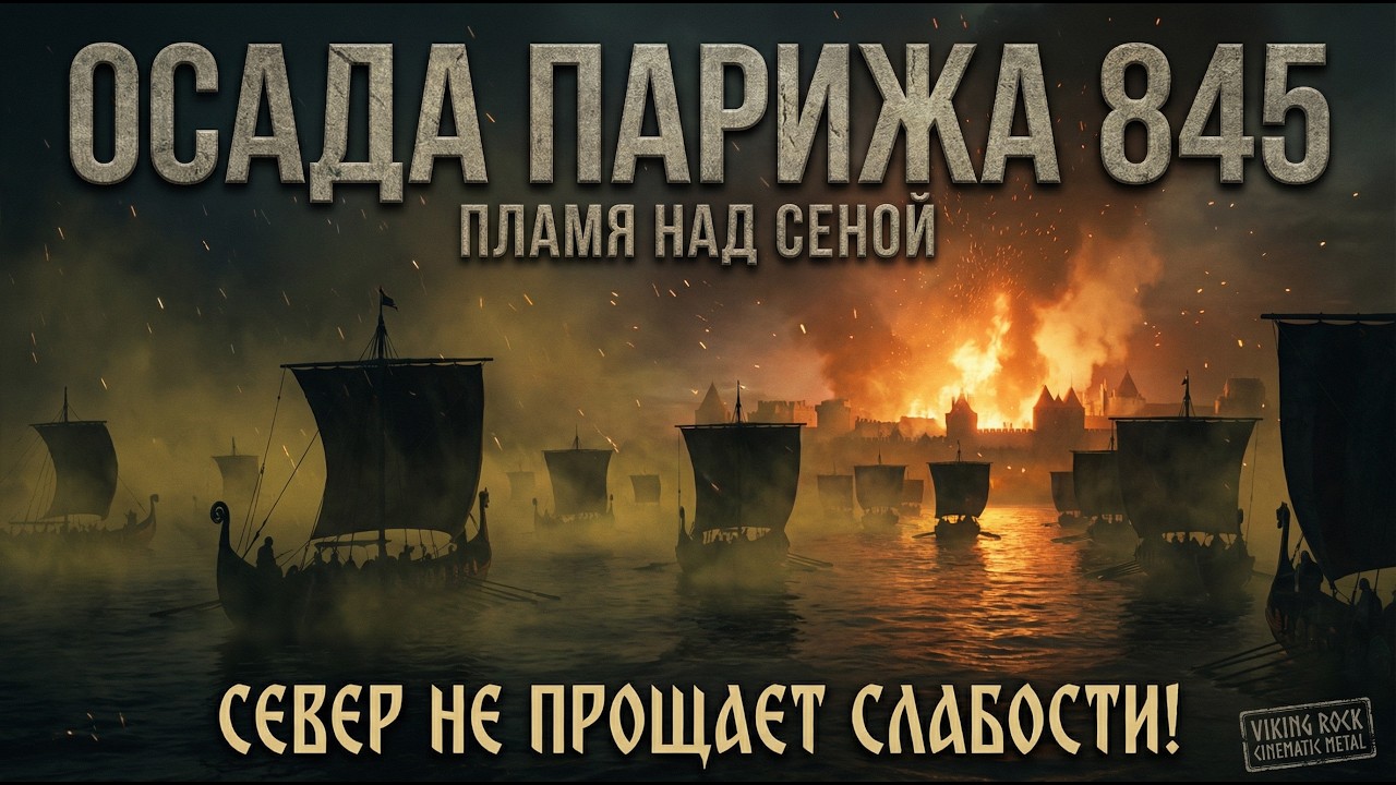 Осада Парижа 845: Как это было | Viking Rock