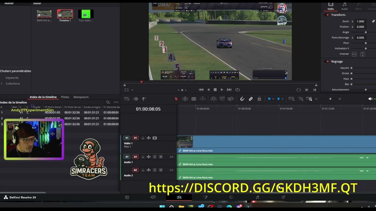 Tutoriel pour fond vert. Explication de comment créer avec Canva et DaVinci Resolve.