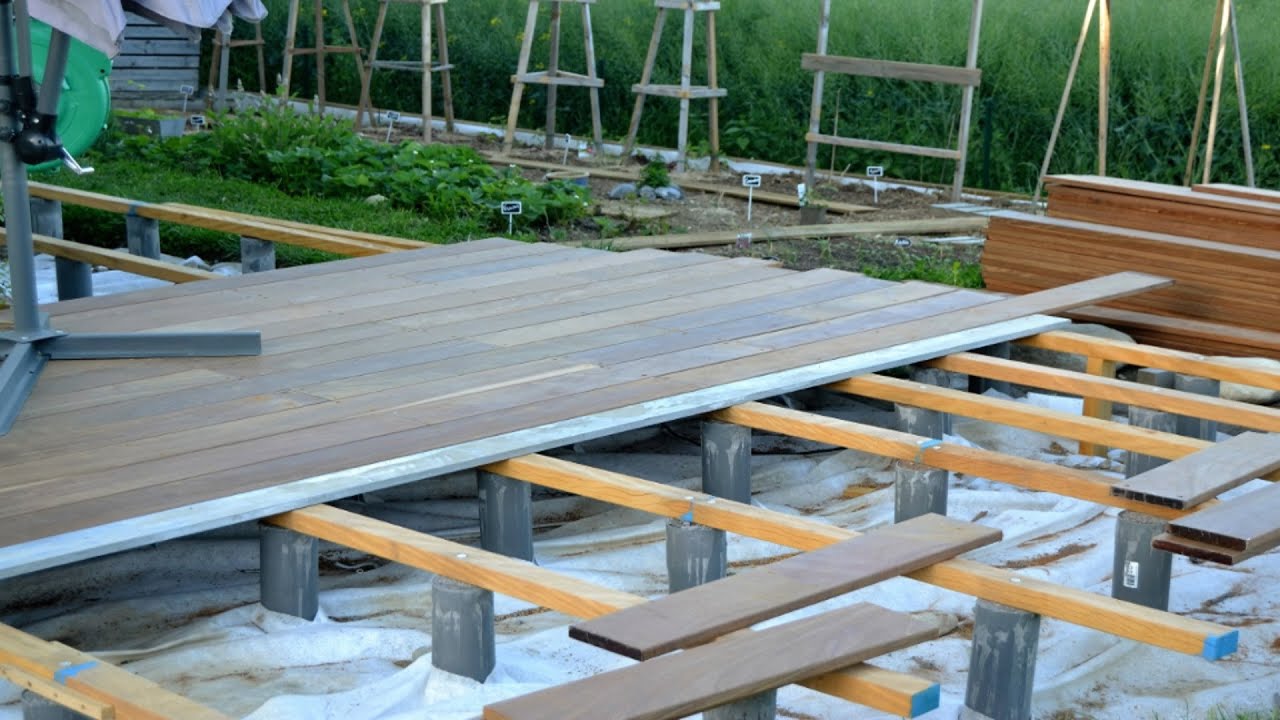 Tuto r&eacute;alisation terrasse Bois