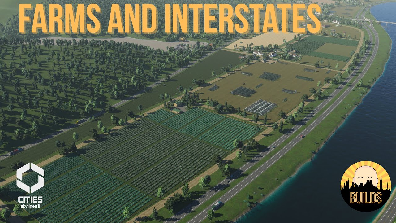 Rural Development, Interstates, and Interchanges - Coos Bay #citiesskylines #coosbay