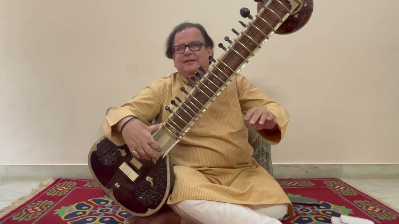 Singing Sitar Tutorial by Shri Chandrashekhar Phanse (Episode 42) - Songs based on Taal Ektaal