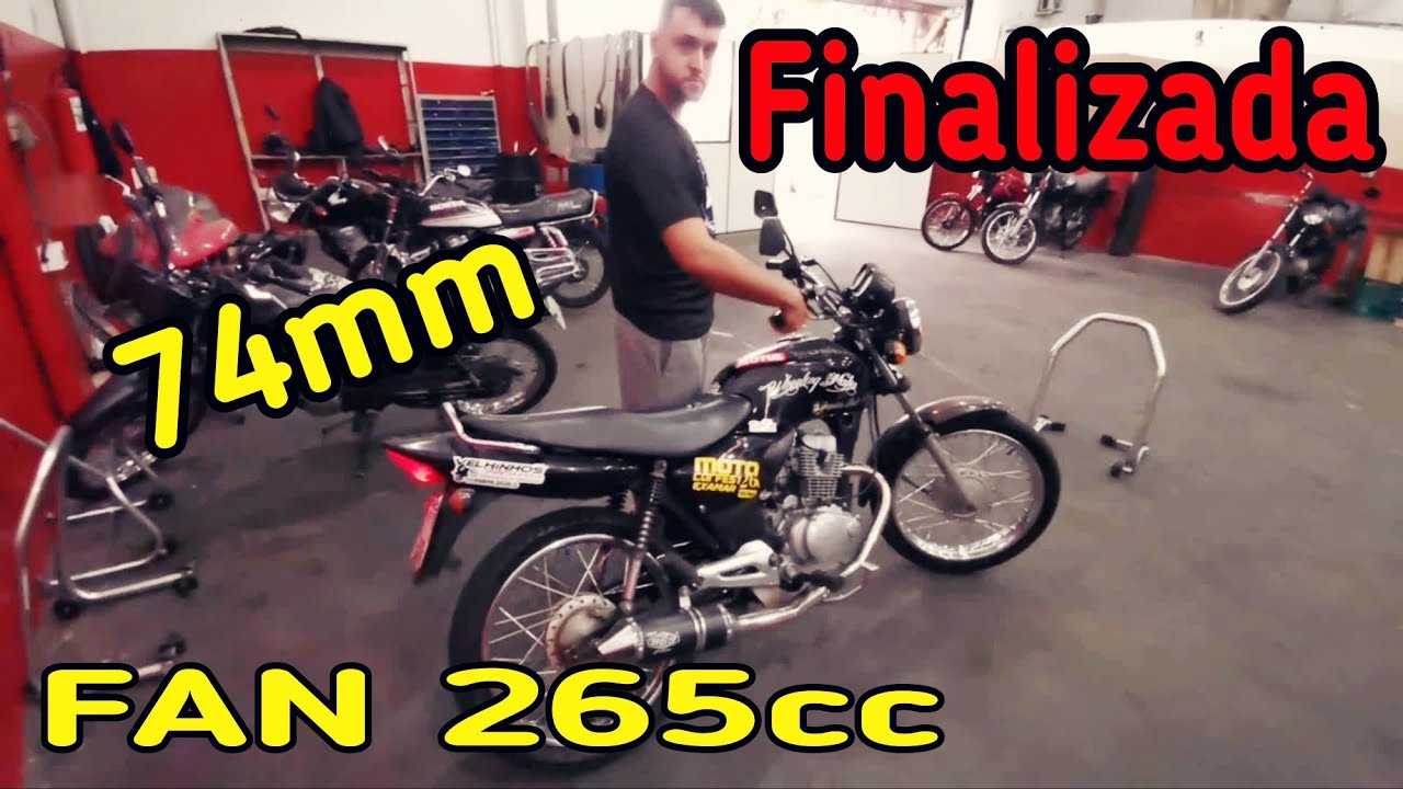 Fan 265 Cilindrada Pistão 74mm Finalizada