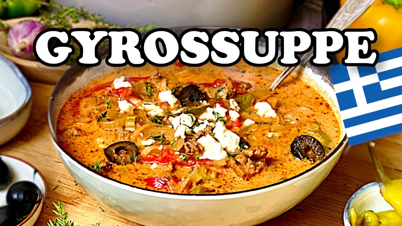 Gyrossuppe Rezept aus dem Dutch Oven | für die Party oder Familie | Die Frau am Grill