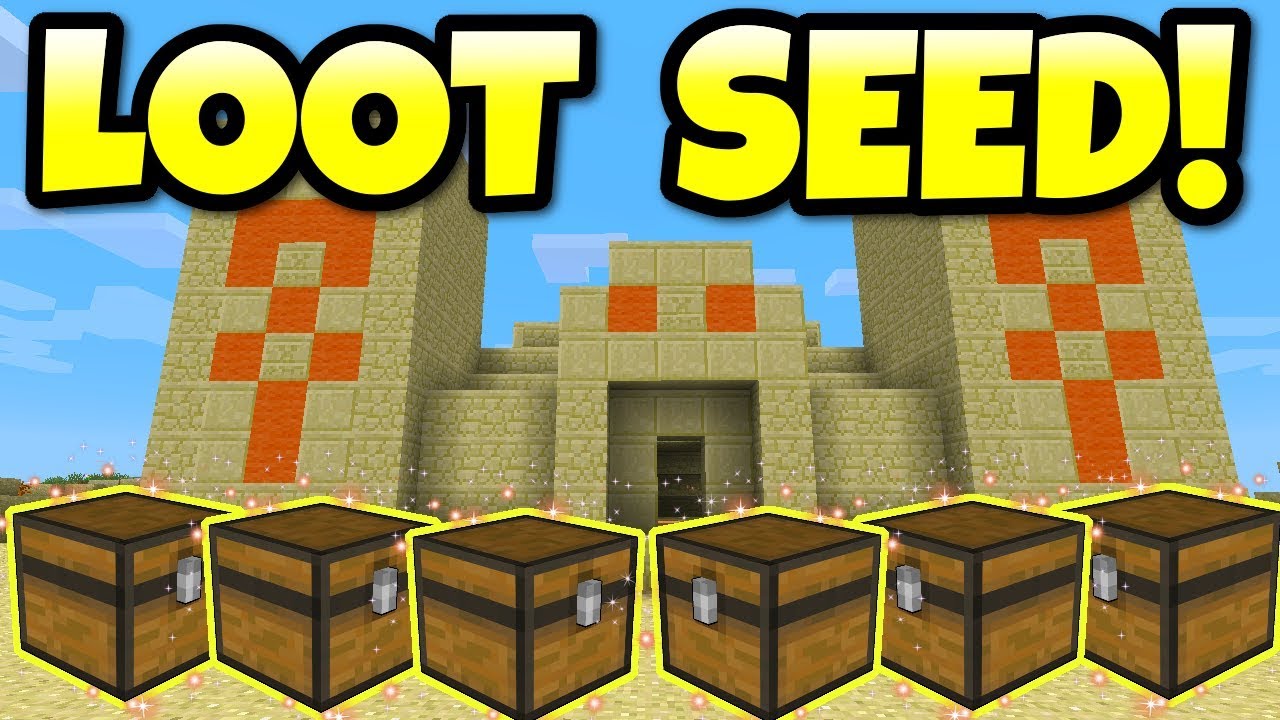 Minecraft THE BEST SEED EVER! 6 Desert Temples & 7 Villages PS3, PS4, Xbox One, Xbox 360