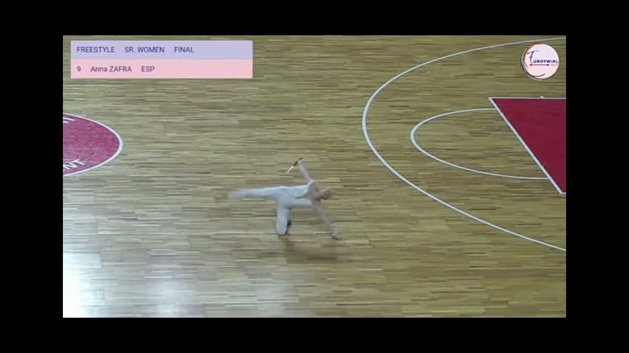 Eurotwirl 2023 finale senior women Anna Zafra Spagna