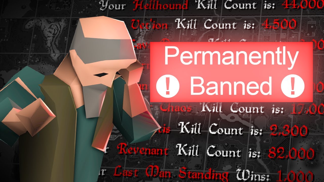 I got PERMANENTLY BANNED on my Xtreme Onechunk Ironman