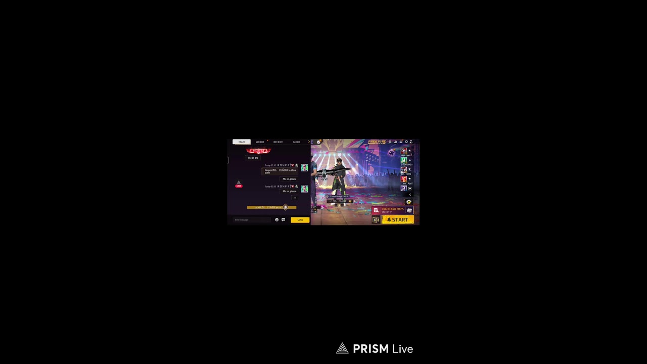 Live streaming of RG RONFF