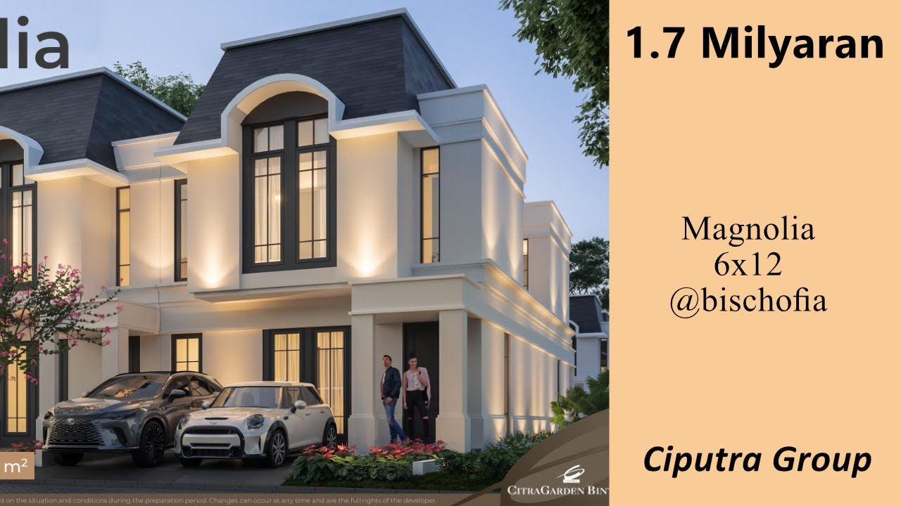 Citra Garden Bintaro 6x12 FREE PPN hingga Desember 2024! Rumah 2 lantai selangkah ke Bintaro Xchange